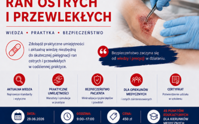 Szkolenie: Pielęgnacja ran ostrych i przewlekłych(29.06.2026)